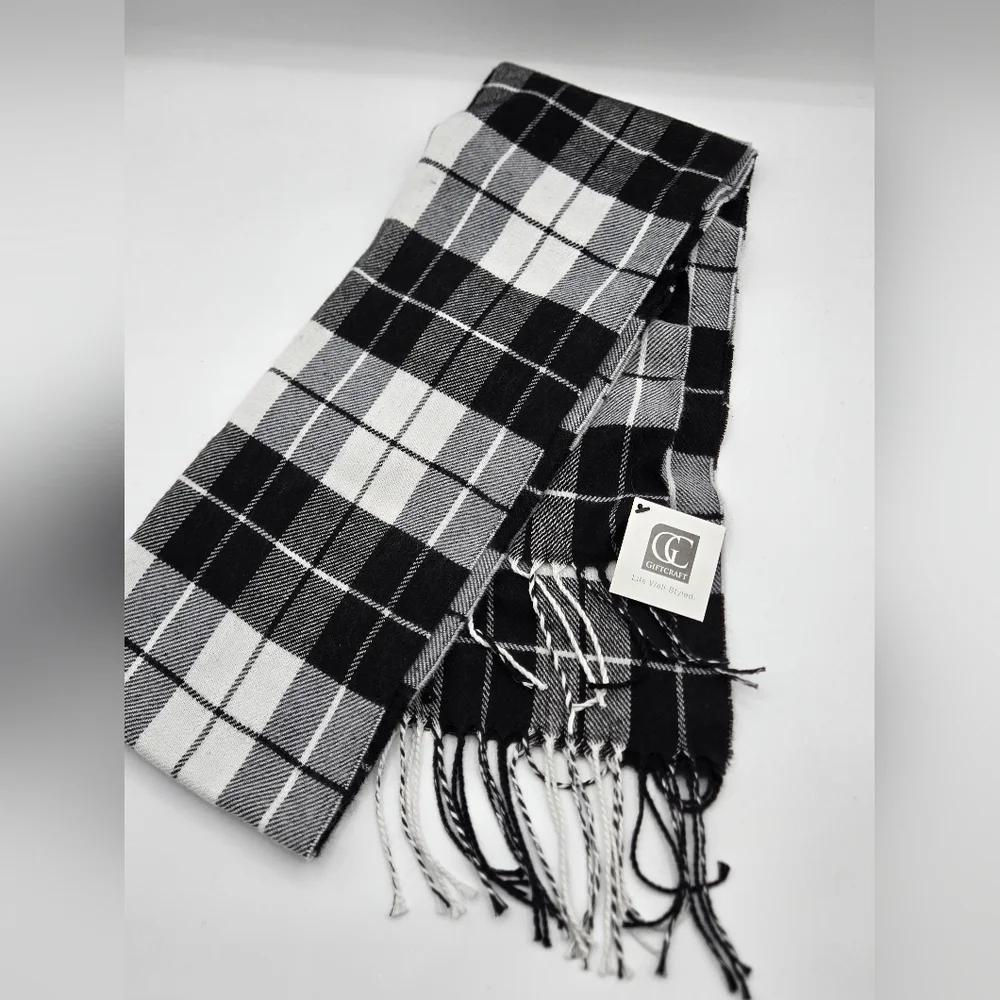 Scarf Lot Cejon NWT In Black Gift Craft In Plaid & Teal Scarf / Wrap